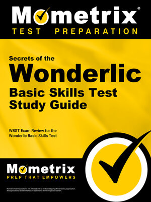 cover image of Secrets of the Wonderlic Basic Skills Test Study Guide